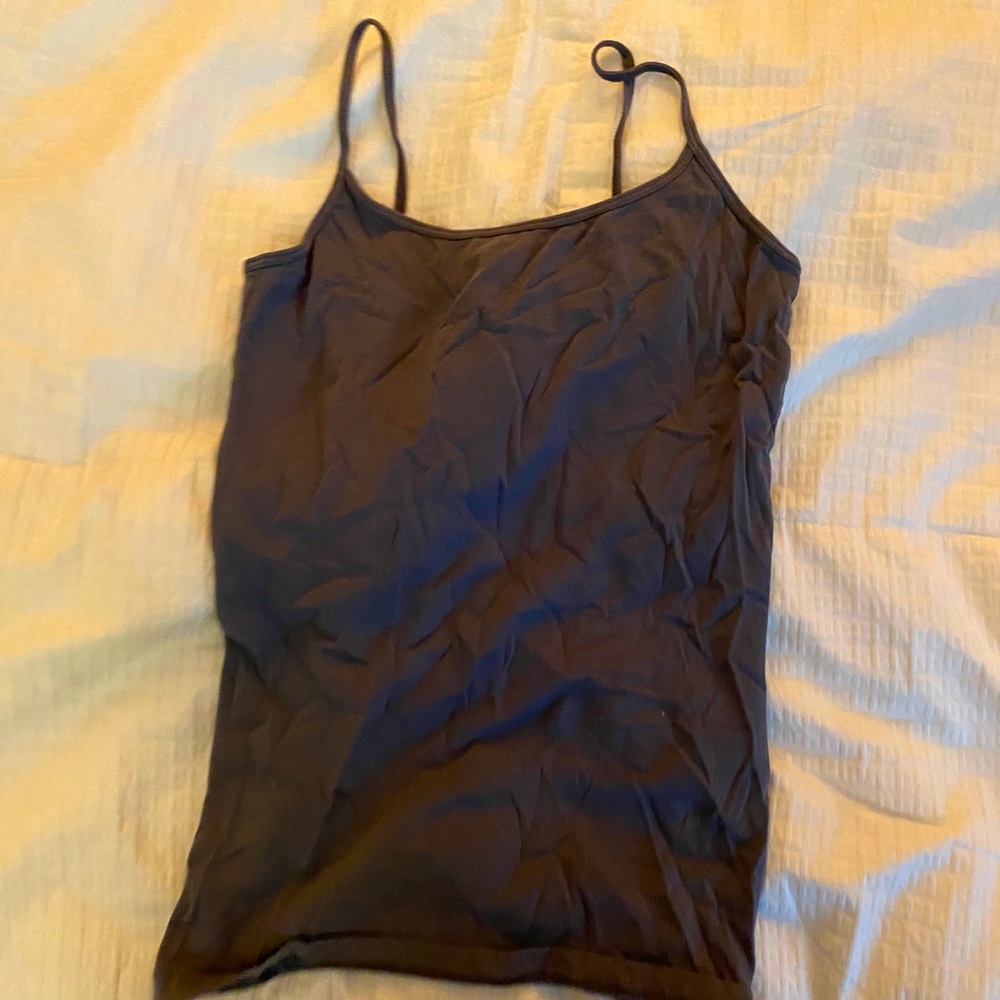 Basics! Gray spaghetti strap tank top
